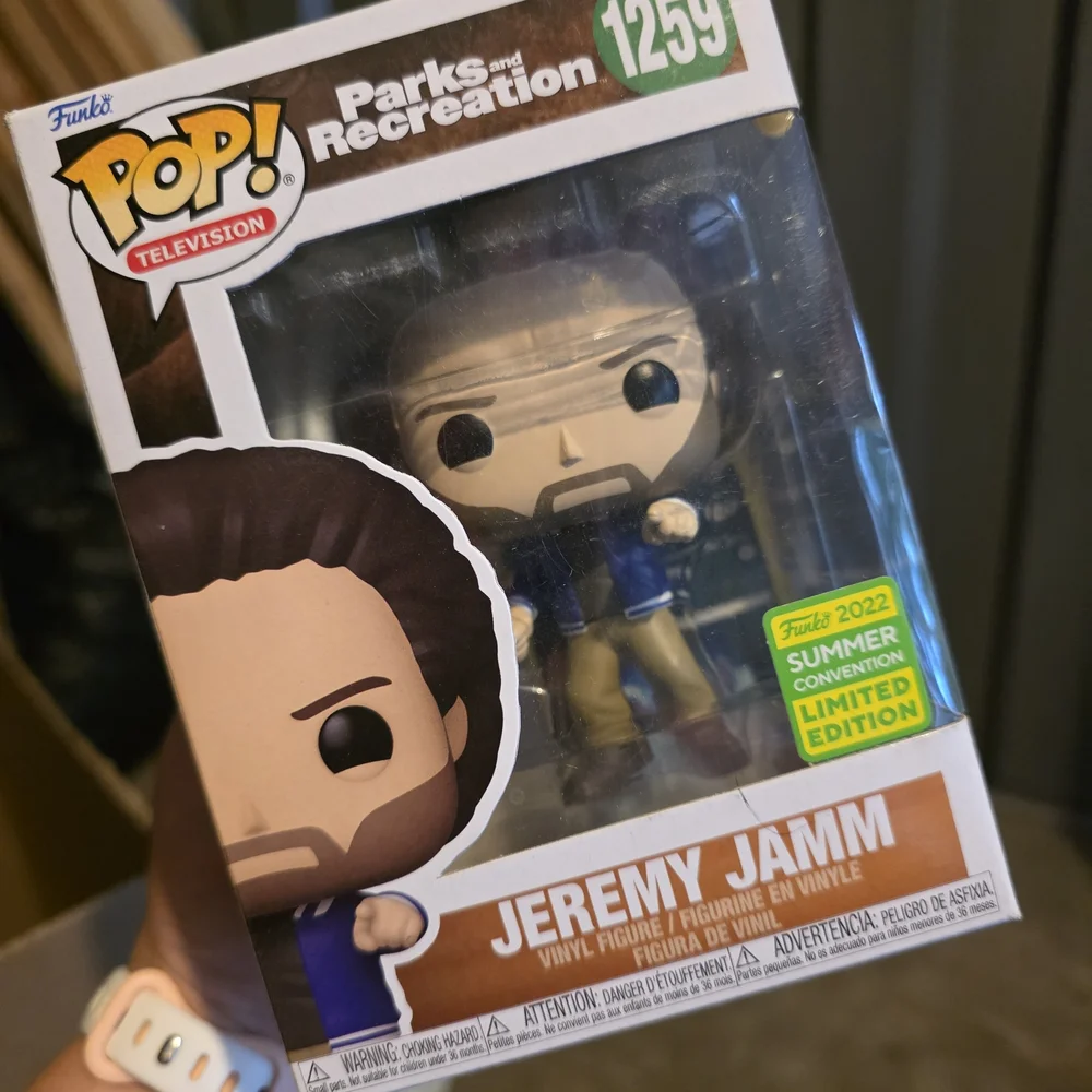 Funko Pop! Parks and Recreation Jeremy Jamm Figure - Picture 1 of 3